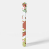 Fun Folk Quilt Britische Union Jack Blume braun Case-Mate iPhone Hülle (Rückseite / Rechts)