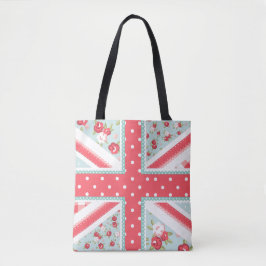 Fun Folk Quilt Britische Union Jack Pastels Tasche