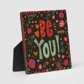 Fun Folk sei, du Inspirivity Plaque Fotoplatte (Vorderseite)