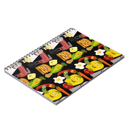 Fun Food Collage Notizblock (Linke Seite)