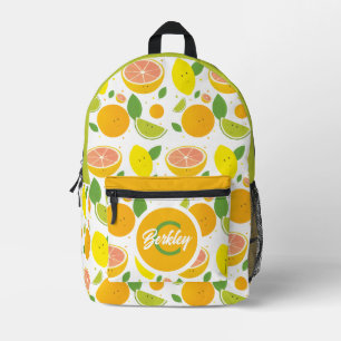 Fun Food Fruchtkids Name Monogram Bedruckter Rucksack