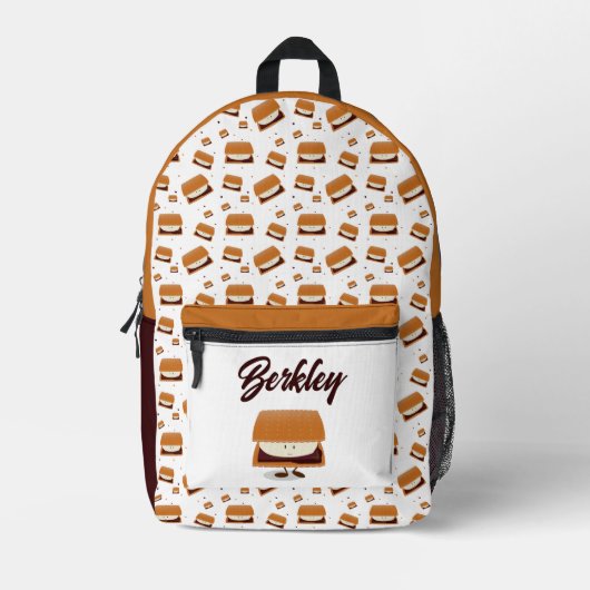 Fun Food S'more Name Bedruckter Rucksack (Vorderseite)