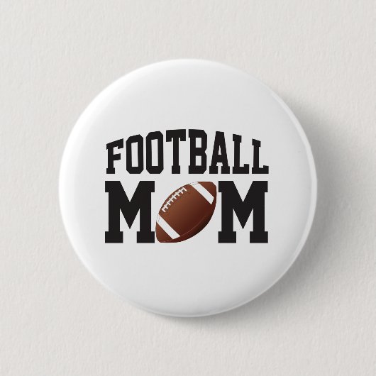 Fun Football-Mama Button (Vorderseite)