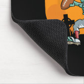 Fun Football Zombie Player Halloween Fußball Spinn Mousepad (Ecke)