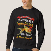 Fun forgetful goldfish brain sweatshirt (Vorderseite)