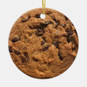 Fun Foto Chocolate Chip Cookie Keramik Ornament (Vorne)