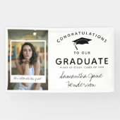 Fun Foto Collage Abschluss Glückwunsch Banner (Horizontal)