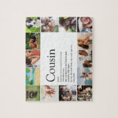 Fun Foto Collage Bester Cousin je Definition Puzzle (Vertikal)