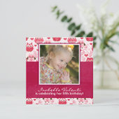 Fun Foto Owls Geburtstagsparty Einladung (Stehend Vorderseite)