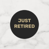 Fun Foto Rtirement Party Tabelle Confetti Konfetti (Klein Vorderseite)