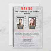 Fun Foto Tasse Shot Hochzeit Einladung (Vorderseite)