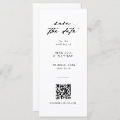 Fun Fotobooth Strip QR Code Hochzeit Speichern Sie (Vorne/Hinten)