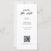 Fun Fotobooth Strip QR Code Hochzeit Speichern Sie (Vorderseite)