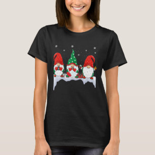 Fun Fotograf Gnomes Christmas Gnomies Fotogra T-Shirt
