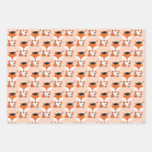 Fun Fox Abschluss Geschenkpapier Set (Vorderseite 2)
