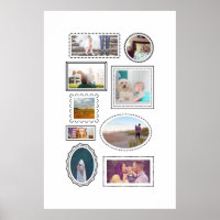 Fun Frames Neun Foto Kunstdrucke
