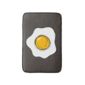 Fun Fried Egg Drawing Breakfast Food  Badematte (Vorderseite Vertikal)