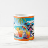 Fun Friends Hogs Summer Beach Kaffeetasse (Mittel)