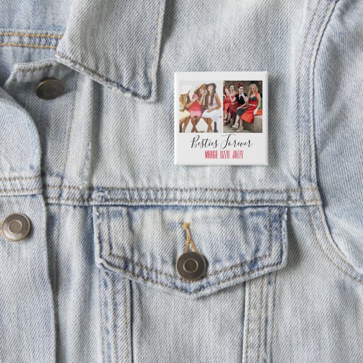 Fun Friendship Kundenspezifisches Foto Button (Beispiel)