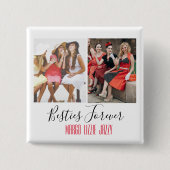 Fun Friendship Kundenspezifisches Foto Button (Vorderseite)