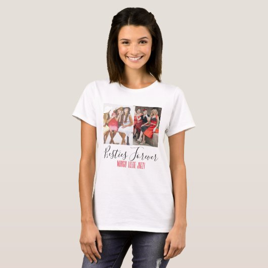 Fun Friendship Kundenspezifisches Foto T-Shirt (Vorne ganz)