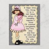 Fun Friendship Postcard Postkarte (Vorderseite)