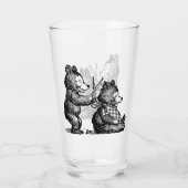 Fun-Friseur-Bär Glas (Rückseite)