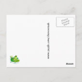 Fun Frog Mandala Postkarte (Rückseite)