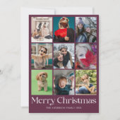 Fun Frohe Weihnachten Foto & Bauble (Vorderseite)