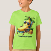 Fun Frucht Liebhaber fügen Text Strand T-Shirt (Vorderseite)