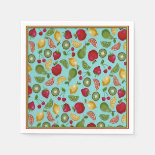 Fun Frucht Muster Papier Napkins Serviette
