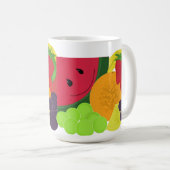 Fun Fruit Explosion Kaffeetasse (VorderseiteRechts)