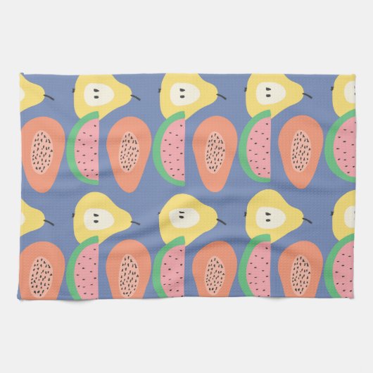 Fun Fruit Muster Geschirrtuch (Horizontal)