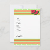 Fun Fruit Party Einladung (Rückseite)