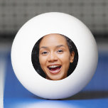 Fun Full Face Nah Up Selfie Foto Tischtennisball<br><div class="desc">Funny Full-Gesicht Foto Tischtennisball. Personalisieren Sie es,  indem Sie ein 1x1 quadratisches Foto von sich selbst oder dem Geschenkempfänger hinzufügen. Unisex für Männer und Frauen. Geeignet für Kinder und Erwachsene.</div>