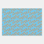 Fun Fungi Chanterelle Mushroom Pattern Geschenk Geschenkpapier Set (Vorderseite 2)