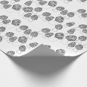 Fun Fungi Morel Mushrooms Muster Geschenk Geschenkpapier (Ecke)