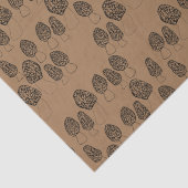 Fun Fungi Morel Mushrooms Muster Geschenk Seidenpapier (Detail)