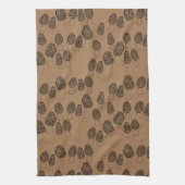 Fun Fungi Morel Mushrooms Muster Geschirrtuch (Vertikal)