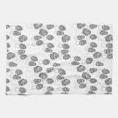 Fun Fungi Morel Mushrooms Muster Geschirrtuch (Horizontal)