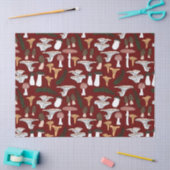 Fun Fungi Mushroom Fern Muster Geschenk Seidenpapier (Basteln)