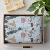 Fun Fungi Mushroom Fern Muster Geschenk Seidenpapier (Geschenk)