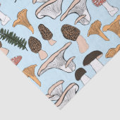 Fun Fungi Mushroom Fern Muster Geschenk Seidenpapier (Detail)
