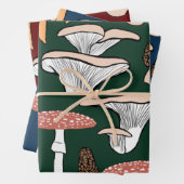 Fun Fungi Mushroom Pattern Geschenkpapier Set (Beispiel)