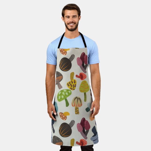 Fun Fungus Mushroom Mix Schürze (Getragen)