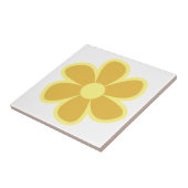 Fun Funky 60er 70er Retro Blume Fliese (Seite)