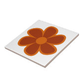 Fun Funky 60er 70er Retro Blume Keramik Tile Fliese (Seite)