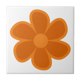 Fun Funky 60er 70er Retro Blume Keramik Tile Fliese