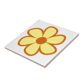 Fun Funky 60s 70s Retro Flower Ceramic Tile Fliese (Seite)