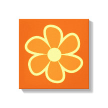 Fun Funky 60s 70s Retro Flower